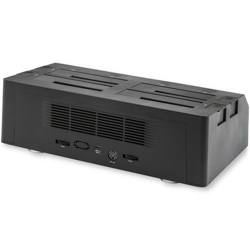 StarTech.com SDOCK4U313 4-Bay USB to SATA Hard Drive Docking Station - 10Gbps, Hot-Swap, Black
