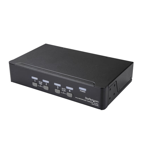 KVM Switch StarTech.com SV431DPUA2 4 Port DisplayPort 4K 60Hz USB 2.0 Hub Rack-Mountable - SV431DPUA2