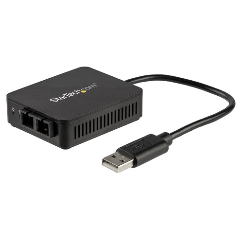 USB to Fiber Optic Converter 100Mbps StarTech.com SC Female Duplex Multimode