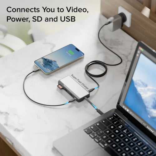 USB-C Travel Dock ALOGIC Fusion Pro TOUR 100W Wired 10Gbps Grey