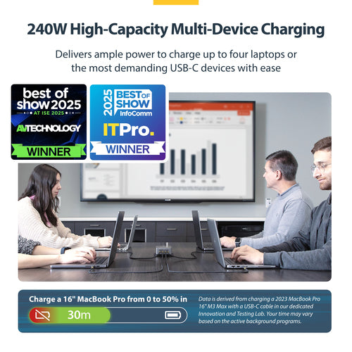 StarTech.com 424DEU-USB-C-CHARGER mobile device charger