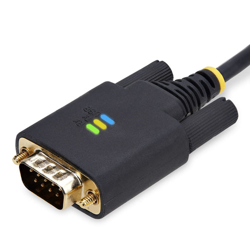 USB to Serial Adapter Cable 10ft FTDI IC Black