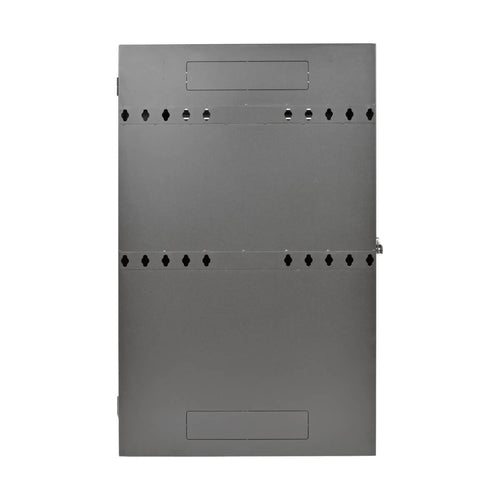 2U Wall-Mount Rack Enclosure Cabinet Tripp Lite SmartRack 68kg Capacity Key Lock Black