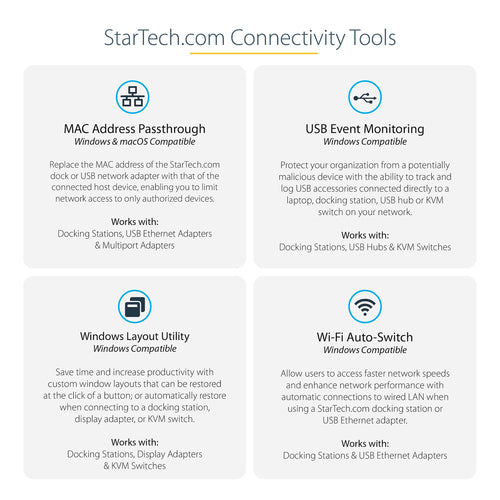 USB-C Multiport Dock StarTech DKT30CHVCM 4K HDMI 2x USB 3.0