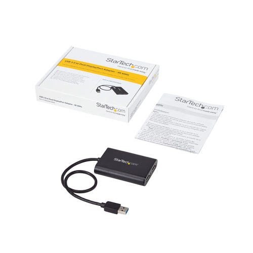 USB Graphics Adapter StarTech.com 4K 60Hz Dual DisplayPort USB 3.0