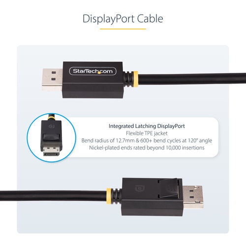 StarTech.com DP21-3F-DP80-CABLE DisplayPort cable