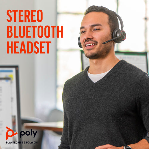 Headset HP Poly Voyager 4320 USB-A Certified Microsoft Teams Wired Wireless 20-20000 Hz - 77Y98AA