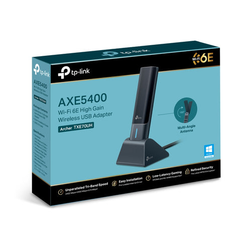 Wi-Fi 6E USB Adapter TP-Link Archer AXE5400 5400Mbps High Gain Wireless