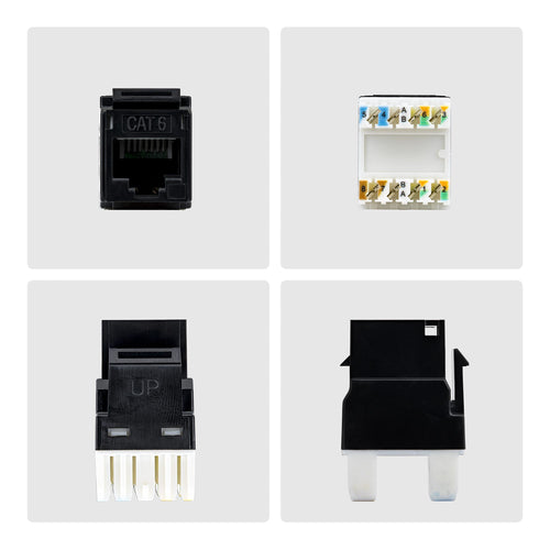 StarTech.com C6KEY110180BK24PK keystone module