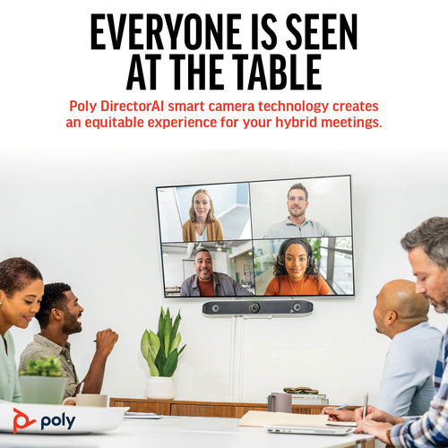 HP Poly Studio X52 All-In-One Video Bar video conferencing system