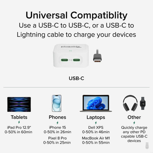 Plugable Technologies PS-40C2W mobile device charger