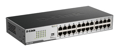 Network Switch D-Link 24-Port Gigabit Unmanaged Ethernet Rack Mounting - DGS-1024D/B