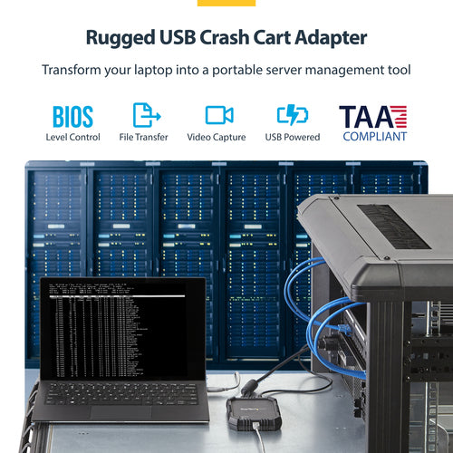 KVM Switch StarTech.com NOTECONS02X Full HD 1920x1200 Rugged Housing