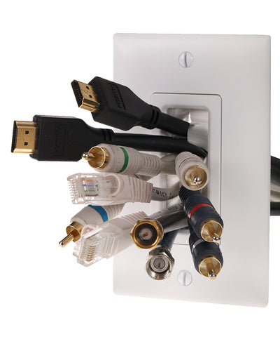 On-Q WHITE CABLE ACCESS STRAP