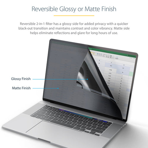 16 Inch Privacy Screen Filter for MacBook Pro 21/23 Anti-Glare Blue Light Reduction