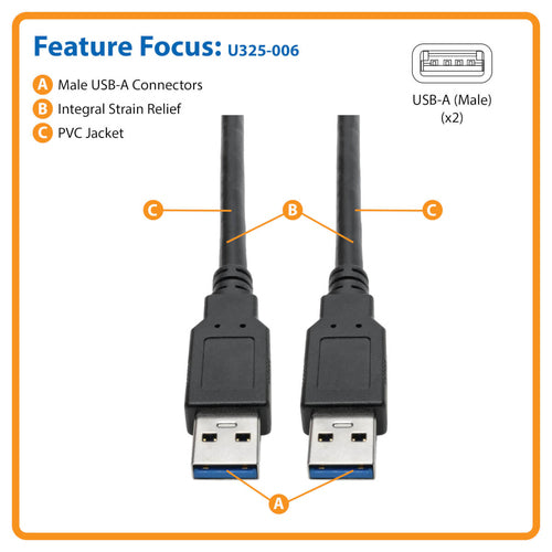 Tripp Lite U325-006 USB cable