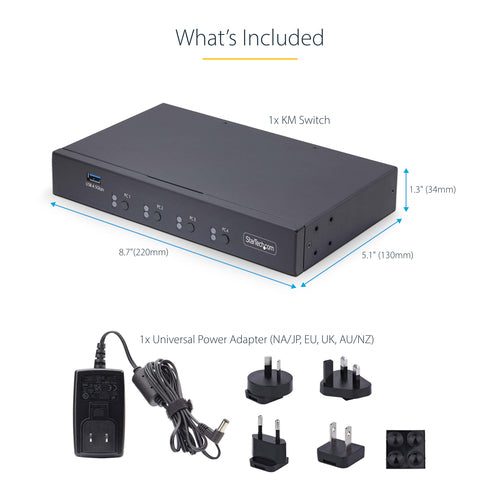 StarTech.com P4A20132-KM-SWITCH KVM switch
