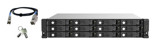 HDD/SSD Enclosure QNAP TL-R1220Sep-RP SAS-3 12 Gbit/s Hot-swap - TL-R1220SEP-RP