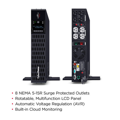 CyberPower PR1000RTXL2UC uninterruptible power supply (UPS)