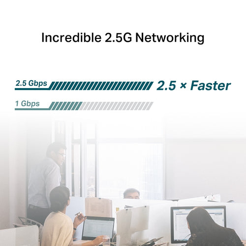 PCIe Network Adapter TP-Link TX201 2.5 Gigabit Wired Ethernet