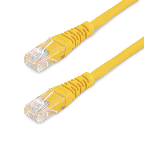 Cat5e Networking Cable 10ft Yellow U/UTP RJ45 StarTech.com