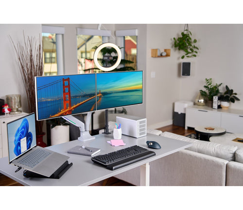 Mechanical Wired & Wireless Keyboard Kensington MK7500F QWERTY LED Aluminium Black