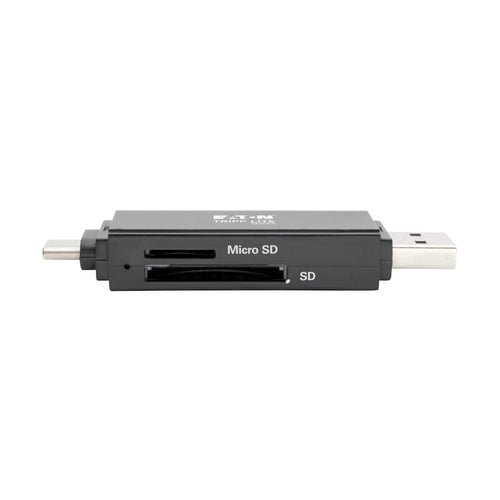 USB-C Memory Card Reader 2-in-1 USB-A/USB-C 5000 Mbit/s Tripp Lite