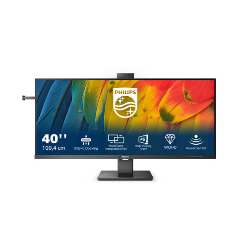 Computer Monitor Philips 5000 Series 40B1U5601H 3440x1440 Wide Quad HD 4ms LCD - 40B1U5601H/00