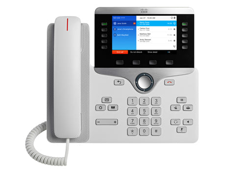 IP Phone Cisco 8851 10 SIP Registrations 5-inch WVGA Gigabit Ethernet - CP-8851-K9=