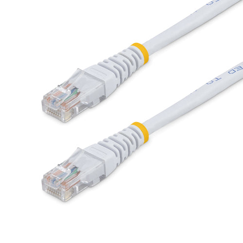 StarTech.com 15 ft White Molded Category 5e (350 MHz) UTP Patch Cable networking cable