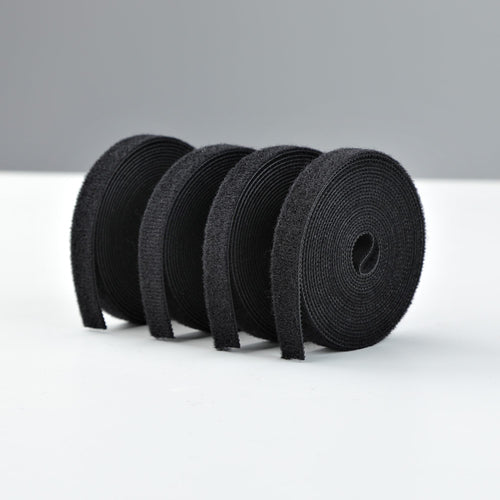 Cable Organizer StarTech.com HKLP15054PK 15ft 4-Pack 0.5in Wide Reusable Black - HKLP15054PK