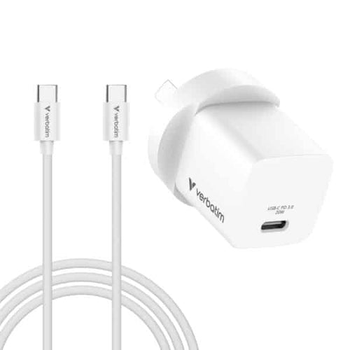 Verbatim Mini GaN Charger with USB-C Cable