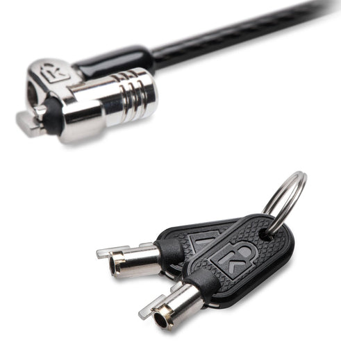 Kensington K65020TAA Cable Lock - 1.8m, Keyed, Carbon Steel Security