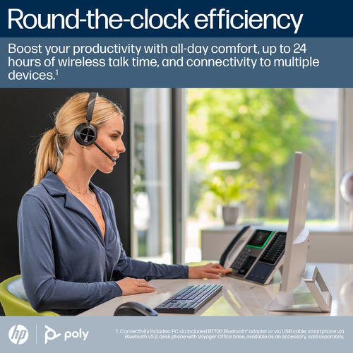 Headset HP Poly Voyager 4320 Microsoft Teams Certified Wired Wireless 162g - 77Z00AA
