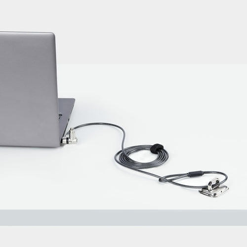 Laptop Lock StarTech.com UNIVKMKO 6.6ft Anti-Theft Cable Carbon Steel