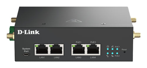 5G M2M VPN PoE+ Router D-Link DWM-314-GP 2x RJ45 Ports