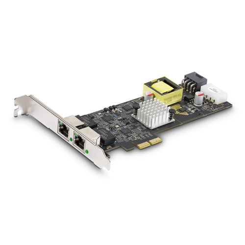 Network Card StarTech.com PR22GIP 2-Port 2.5Gbps PoE Multi-Gigabit NIC PCIe - PR22GIP-NETWORK-CARD