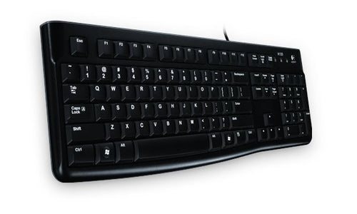 Wired Keyboard Logitech K120 USB QWERTZ Black - 920-002516