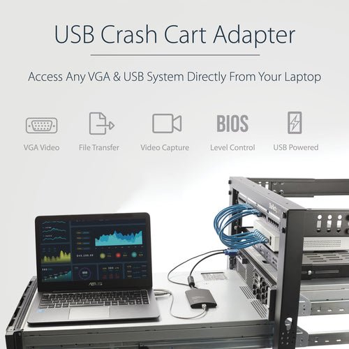 KVM Switch StarTech.com NOTECONS02 Full HD 1920x1200 USB Adapter