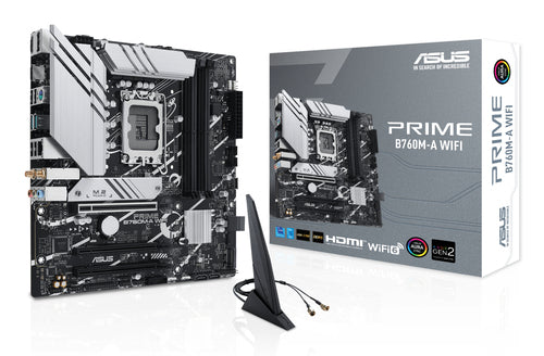 Motherboard ASUS PRIME B760M-A WIFI LGA 1700 DDR5 Compatible 128GB - 90MB1EL0-M1EAY0
