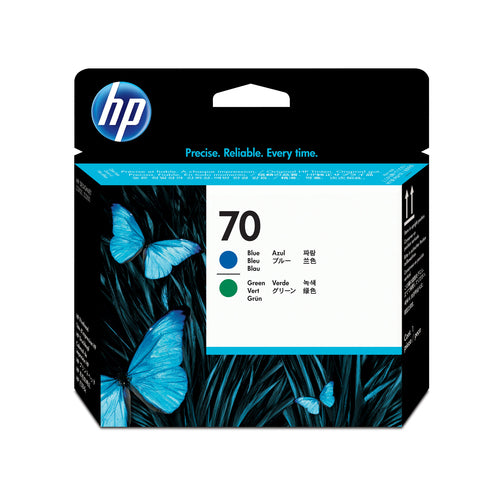 HP 70 Blue and Green DesignJet Printhead print head