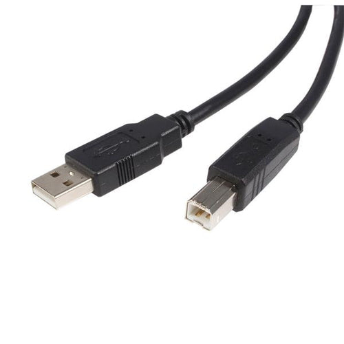 USB Cable StarTech.com USB 2.0 A to B 6 ft 0.48 Gbit/s Black