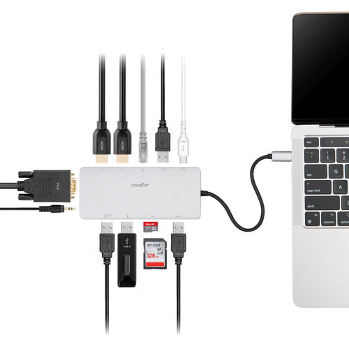 Rocstor Y10P035-S1 laptop dock/port replicator
