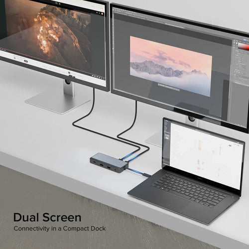 USB-C Universal Video Dock ALOGIC Fusion Pro NEXUS 4K Ultra HD 100W Grey