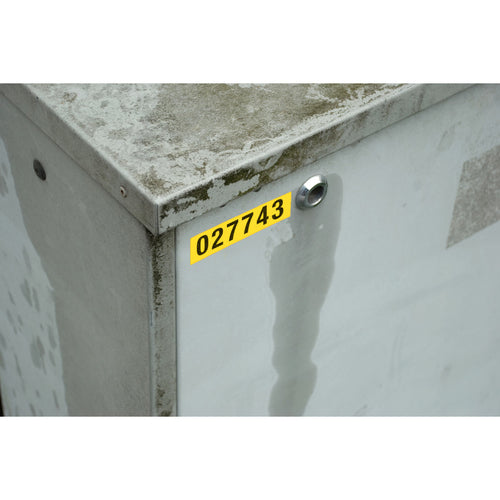 Brady M6C-2000-595-YL printer label