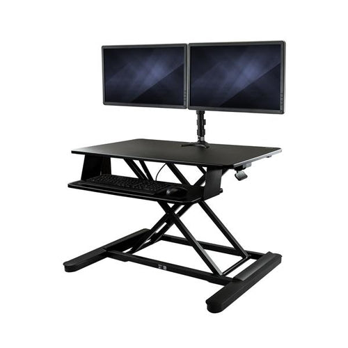 Sit-Stand Desktop Converter StarTech.com BNDSTSLGDUAL Adjustable Height Dual Monitor VESA Compatible
