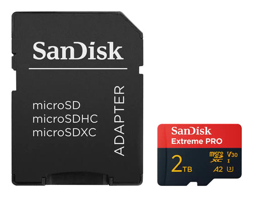 MicroSDXC SanDisk Extreme PRO 2TB Class 10 UHS-I 250MB/s - SDSQXCD-2T00-GN6MA
