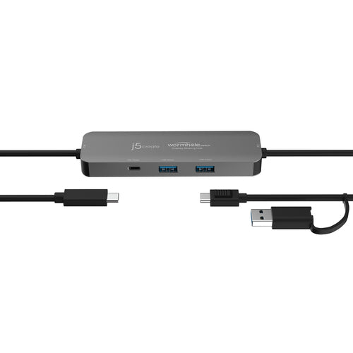 Interface Hub j5create JCH462 3x USB 3.2 Gen 1 5000Mbit/s Aluminium - JCH462-N