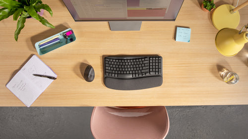 Logitech Lift Left Vertical Ergonomic Mouse Wireless Bluetooth 4000 DPI Graphite