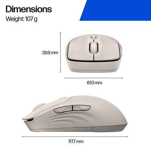 HP 400 Quiet Blue Wireless mouse